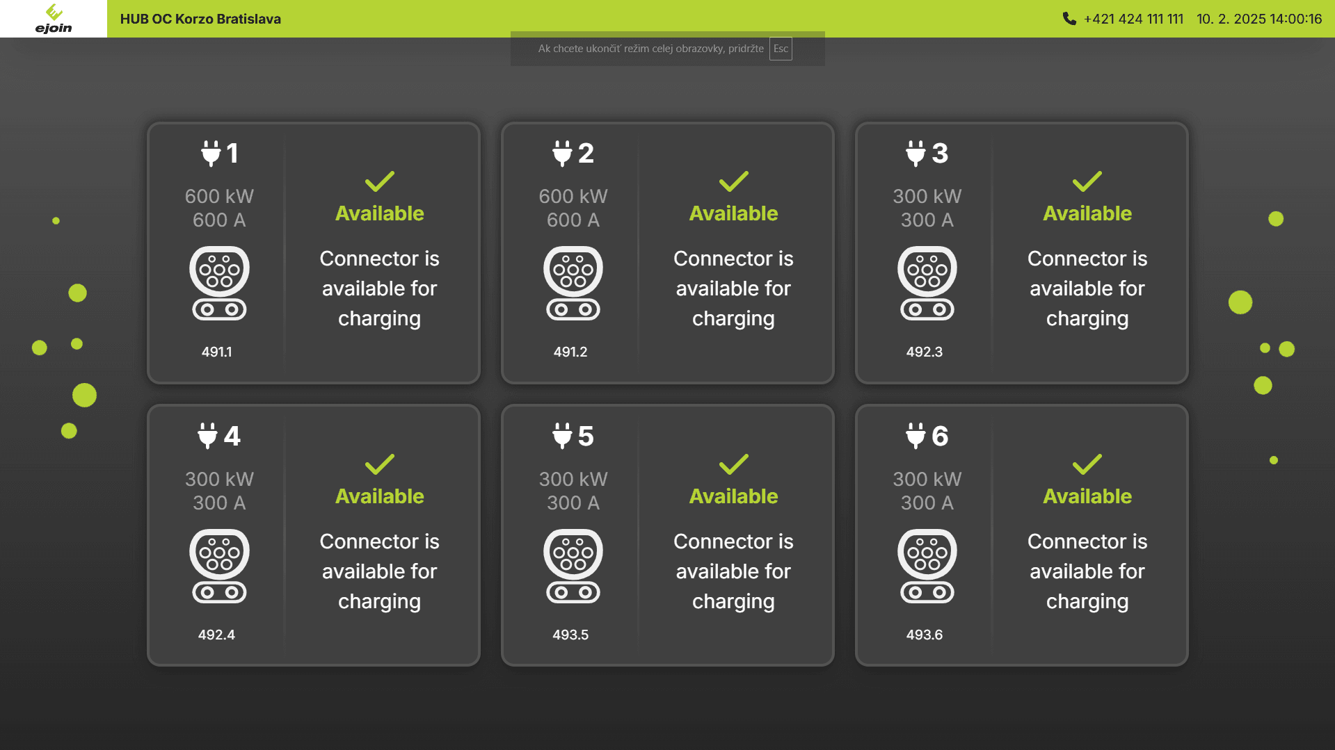 Ejoin charging connectors